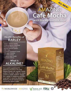Amazing Café Mocha with Barley and Alkaline