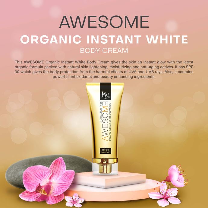 Awesome Organic Instant White Body Cream