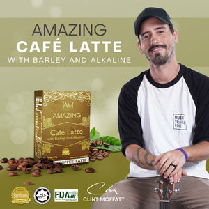 Amazing Café Latte with Barley and Alkaline